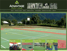 Tablet Screenshot of advantagesports.com.au